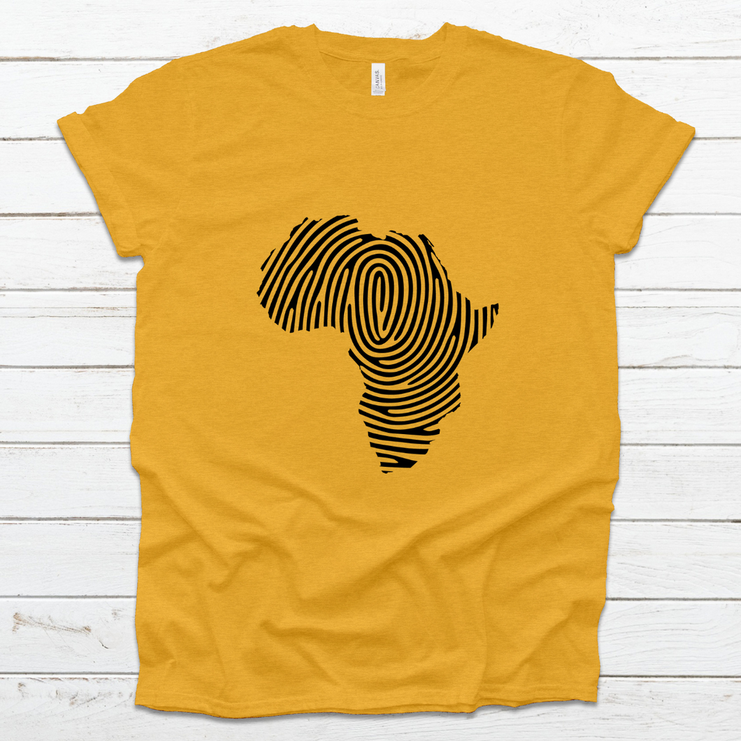 Africa Black history month fingerprint - Tee