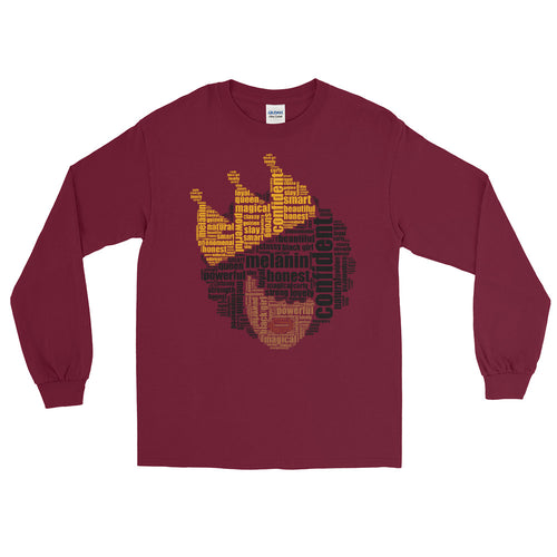 African Queen Long Sleeve - Maroon