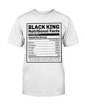 Load image into Gallery viewer, Black King Facts Shirt