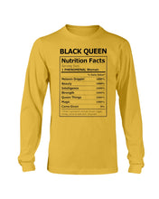 Load image into Gallery viewer, Black Queen Facts Shirt