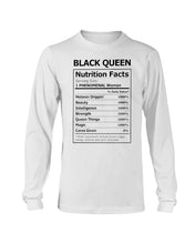 Load image into Gallery viewer, Black Queen Facts Shirt