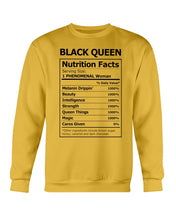 Load image into Gallery viewer, Black Queen Facts Shirt