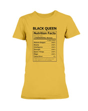 Load image into Gallery viewer, Black Queen Facts Shirt