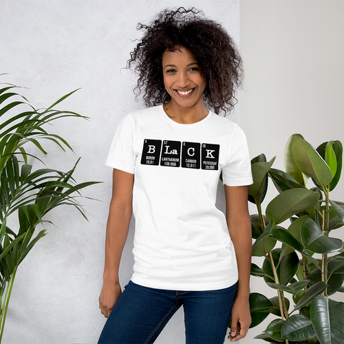 Black Periodic Table - Unisex t-shirt